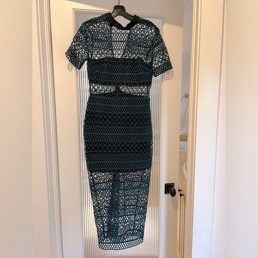 Self portrait midi dress
